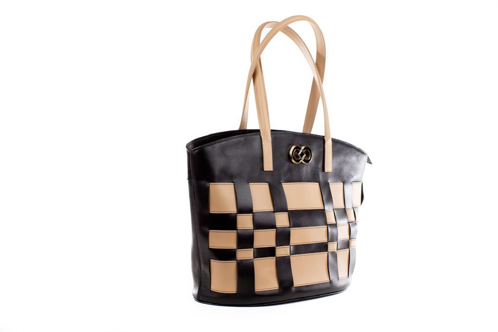 CA MAR2102 | WOVEN | BLACK & BEIGE - Calonge