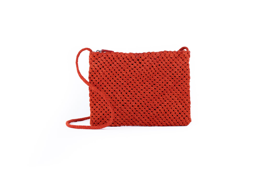 CA POCHETTE | FLOWER | SUEDE RED - Calonge