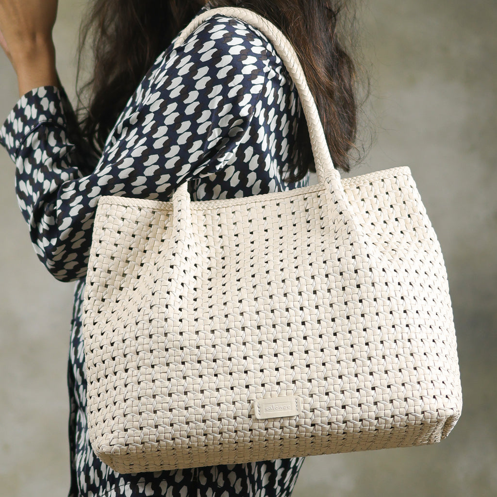 CA 1489 | HANDWOVEN MOULINET | CREAM - Calonge