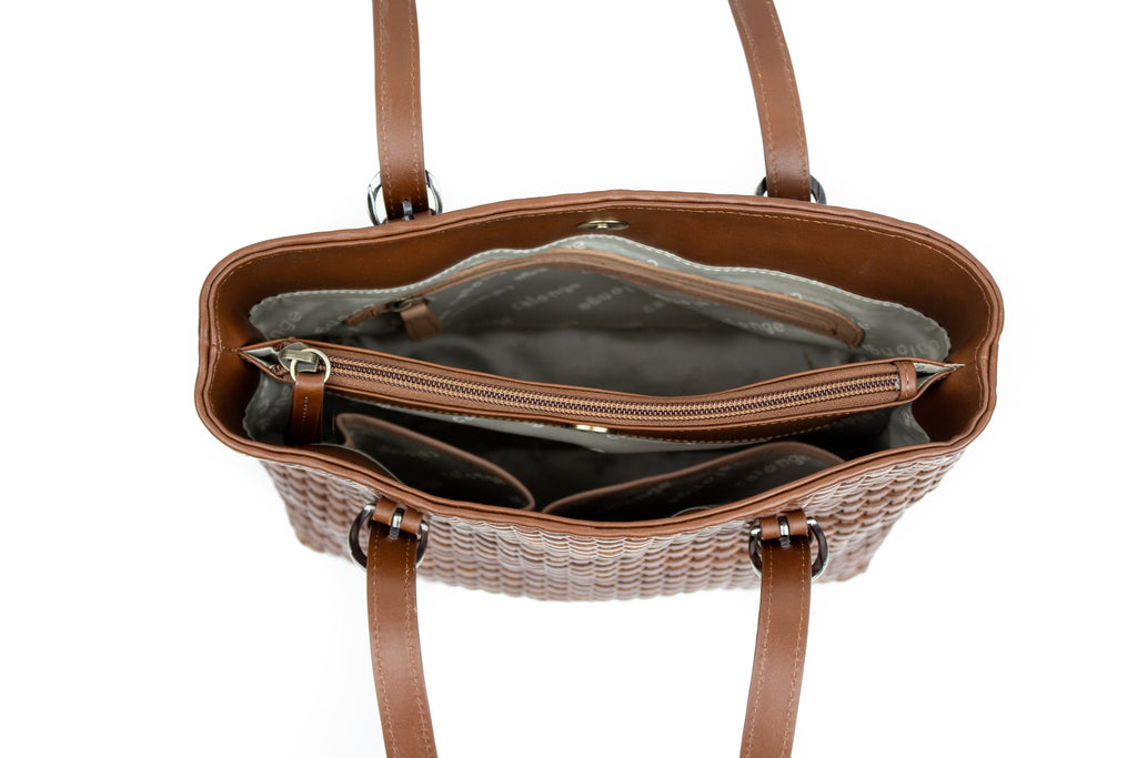 CA EK 3 | WOVEN CANE | DARK TAN - Calonge