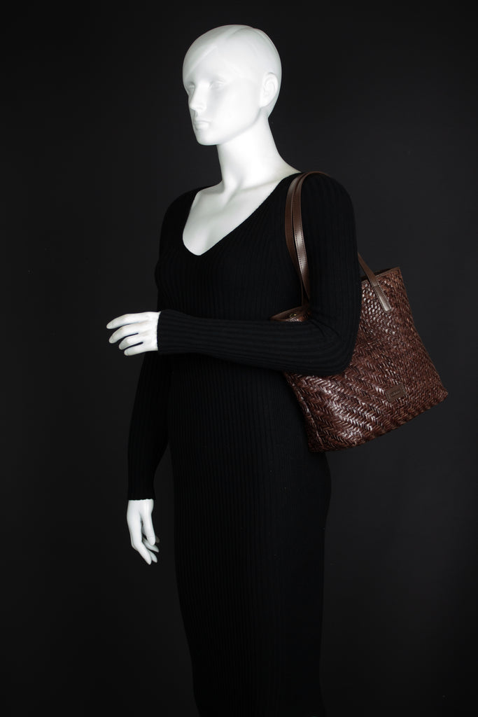 CA EK 3 | WOVEN DUO MOTIF | DARK BROWN - Calonge